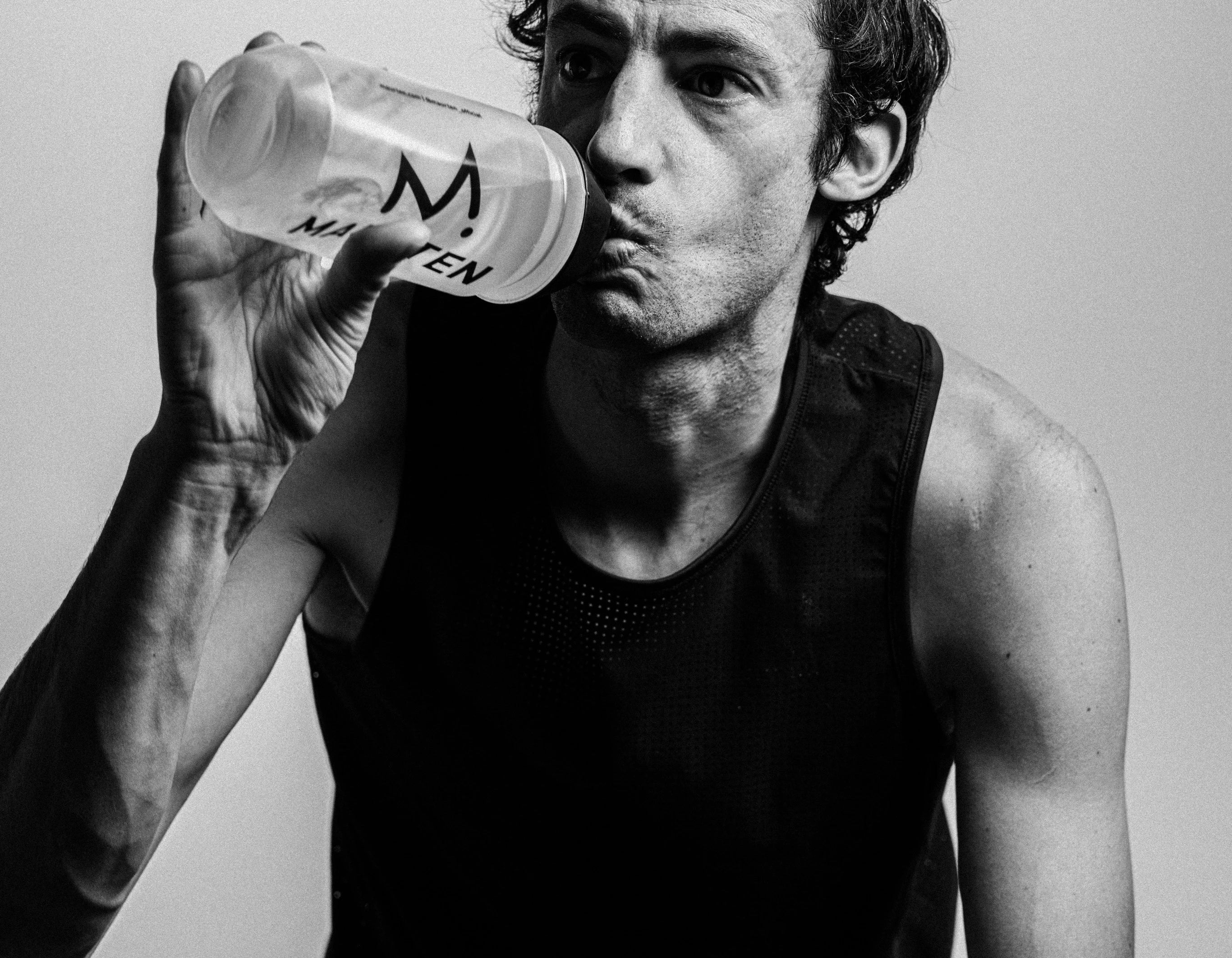 Kilian Jornet drinks Maurten Drin Mix