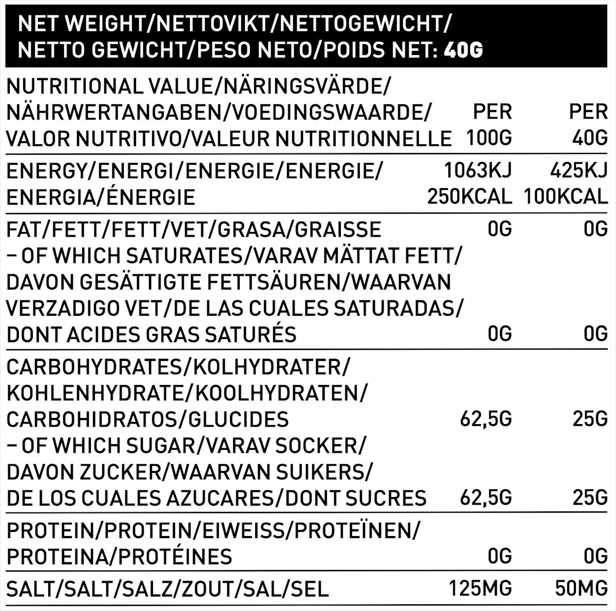 Nutrition Gel 100
