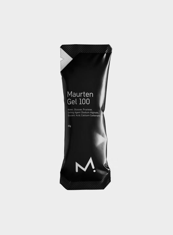 Maurten Gel 100 packaging on a white background
